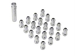 Chrome 6-Spline Lug Nut Kit; 1/2-Inch x 20; Set of 20 (79-14 Mustang)