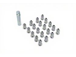 Chrome 6-Spline Lug Nut Kit; 1/2-Inch x 20; Set of 20 (79-14 Mustang)