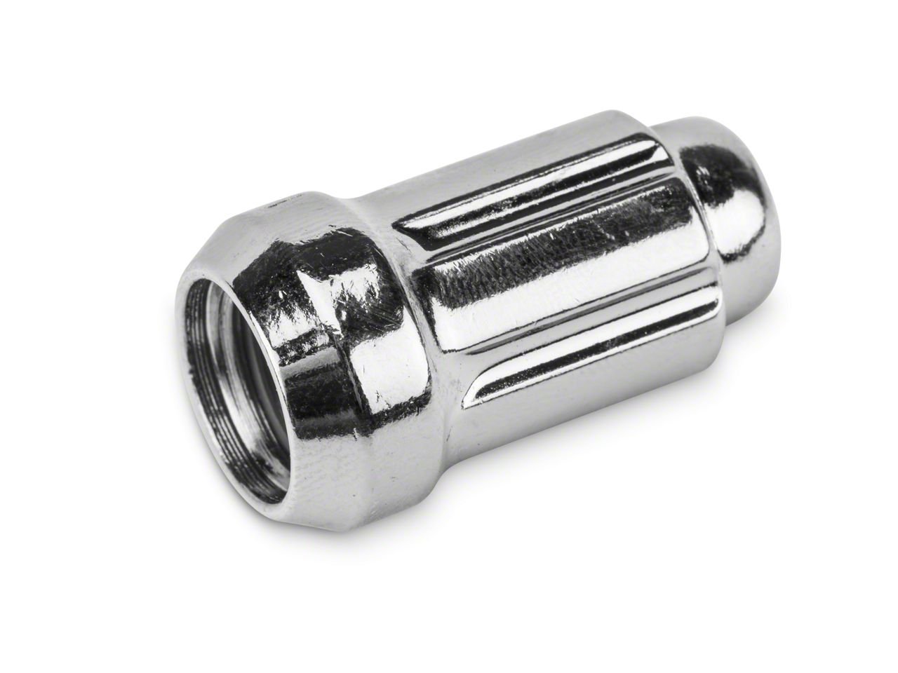 Mustang Chrome 6 Spline Lug Nut Kit; 1/2-Inch x 20; Set of