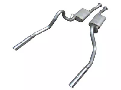 Pypes Violator Cat-Back Exhaust System with Polished Tips (1986 Mustang GT; 86-93 Mustang LX; 94-97 Mustang GT)