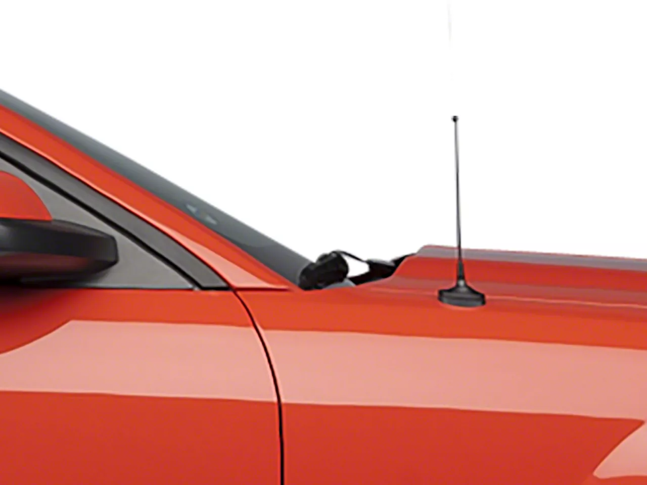 SpeedForm Mustang Fixed Black Antenna; 8-Inch 99002G05 (05-09