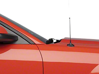 SpeedForm Fixed Black Antenna; 8-Inch (05-09 Mustang)