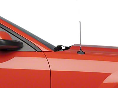 SpeedForm Fixed Chrome Antenna; 8-Inch (05-09 Mustang)