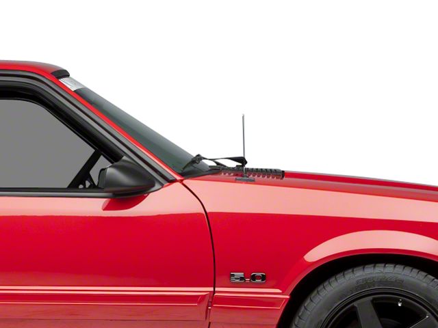 SpeedForm Fixed Chrome Antenna; 8-Inch (79-93 Mustang)