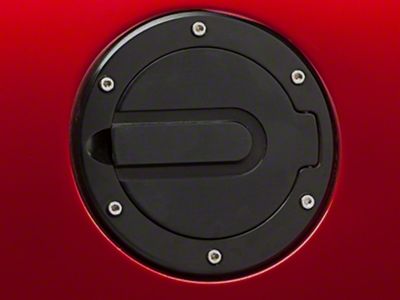 SHR Fuel Door; Black (94-04 Mustang)