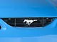 Modern Billet Grille with Pony Cutout; Black (94-98 Mustang)