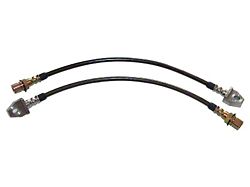 J&M Stainless Steel Teflon Brake Lines; Front (94-98 Mustang Cobra)