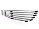 Modern Billet Grille with Pony Cutout; Polished (94-98 Mustang)