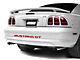 Bumper Insert Letters; Red (94-98 Mustang GT, V6; 94-95 Mustang Cobra)