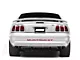Bumper Insert Letters; Red (94-98 Mustang GT, V6; 94-95 Mustang Cobra)
