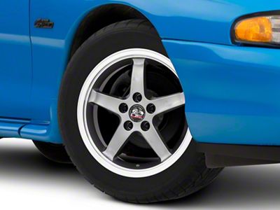 Copperhead 2003 Cobra Style Gunmetal Wheel; 17x9; 24mm Offset (94-98 Mustang)