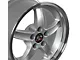 Copperhead 2003 Cobra Style Silver Machined Wheel; Rear Only; 17x10.5 (94-98 Mustang)