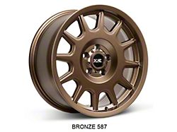 587 Flat Bronze Wheel; 17x8; 30mm Offset (94-98 Mustang GT, V6)