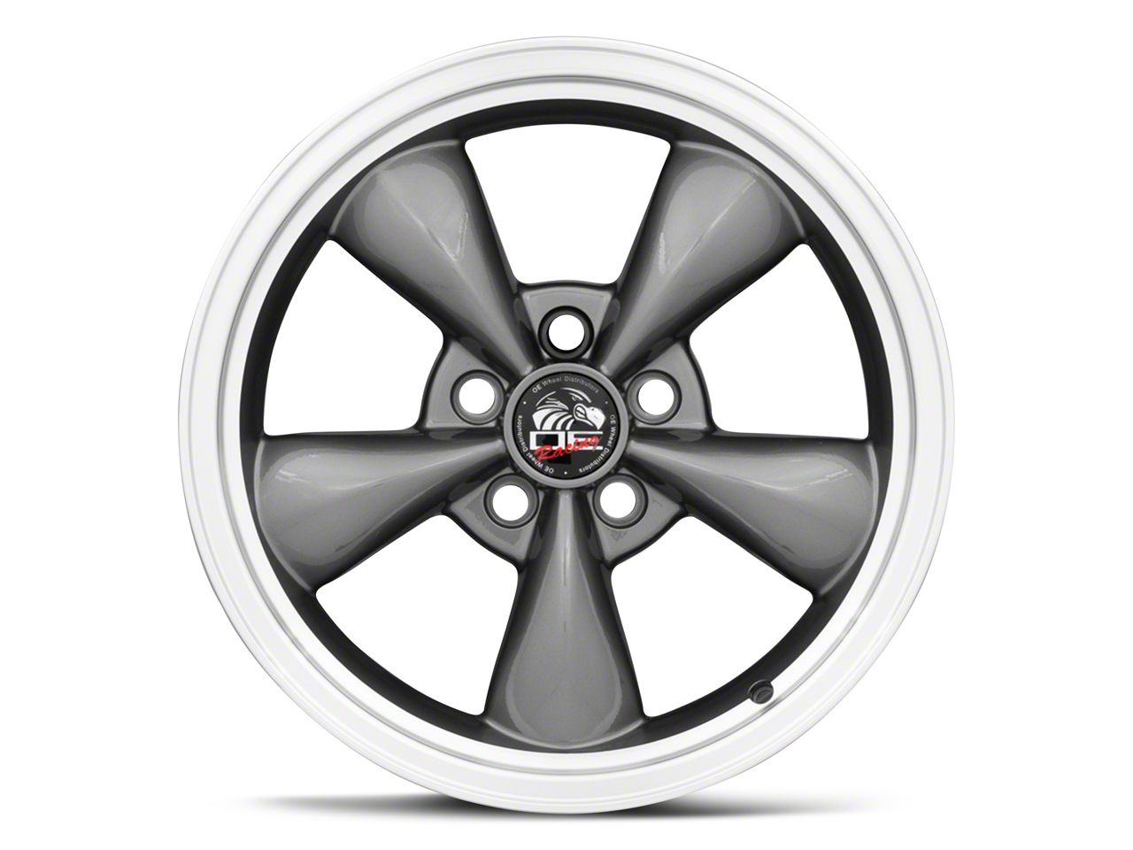 Copperhead Mustang Bullitt Style Anthracite Wheel; 17x8