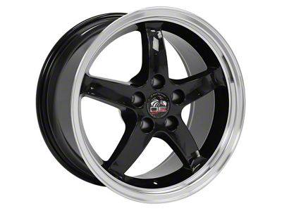 FR04 Black Wheel; 17x9; 24mm Offset (94-98 Mustang)