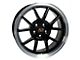 Copperhead FR500 Style Gloss Black Machined Wheel; 18x9 (94-98 Mustang)