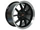 Copperhead FR500 Style Gloss Black Machined Wheel; 18x9 (94-98 Mustang)