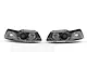 Projector Headlights; Chrome Housing; Clear Lens (99-04 Mustang)