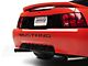Bumper Insert Letters; Carbon Fiber (99-04 Mustang GT, V6, Mach 1; 1999 Mustang Cobra)