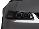 Raxiom Dual LED Halo Projector Headlights; Black Housing; Smoked Lens (99-04 Mustang)