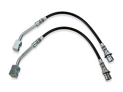 J&M Stainless Steel Teflon Brake Lines; Front (99-04 Mustang GT)