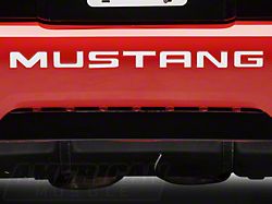 Bumper Insert Letters; White (99-04 Mustang GT, V6, Mach 1; 1999 Mustang Cobra)