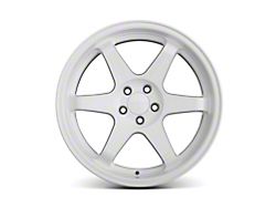 9Six9 Wheels SIX-1 Competition White Wheel; 17x9; 25mm Offset (94-98 Mustang)