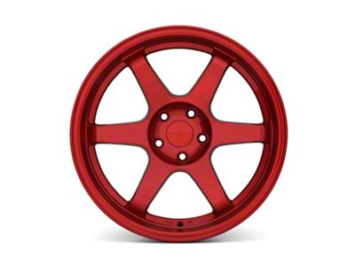 9Six9 Wheels SIX-1 Candy Apple Red Wheel; 18x8.5; 35mm Offset (99-04 Mustang)