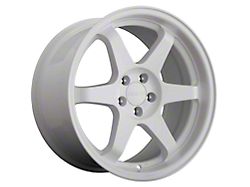 9Six9 Wheels SIX-1 Competition White Wheel; 18x8.5; 35mm Offset (21-25 Mustang Mach-E, Excluding GT)