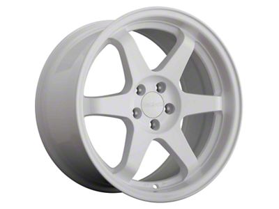 9Six9 Wheels SIX-1 Competition White Wheel; 18x8.5; 35mm Offset (21-25 Mustang Mach-E, Excluding GT)