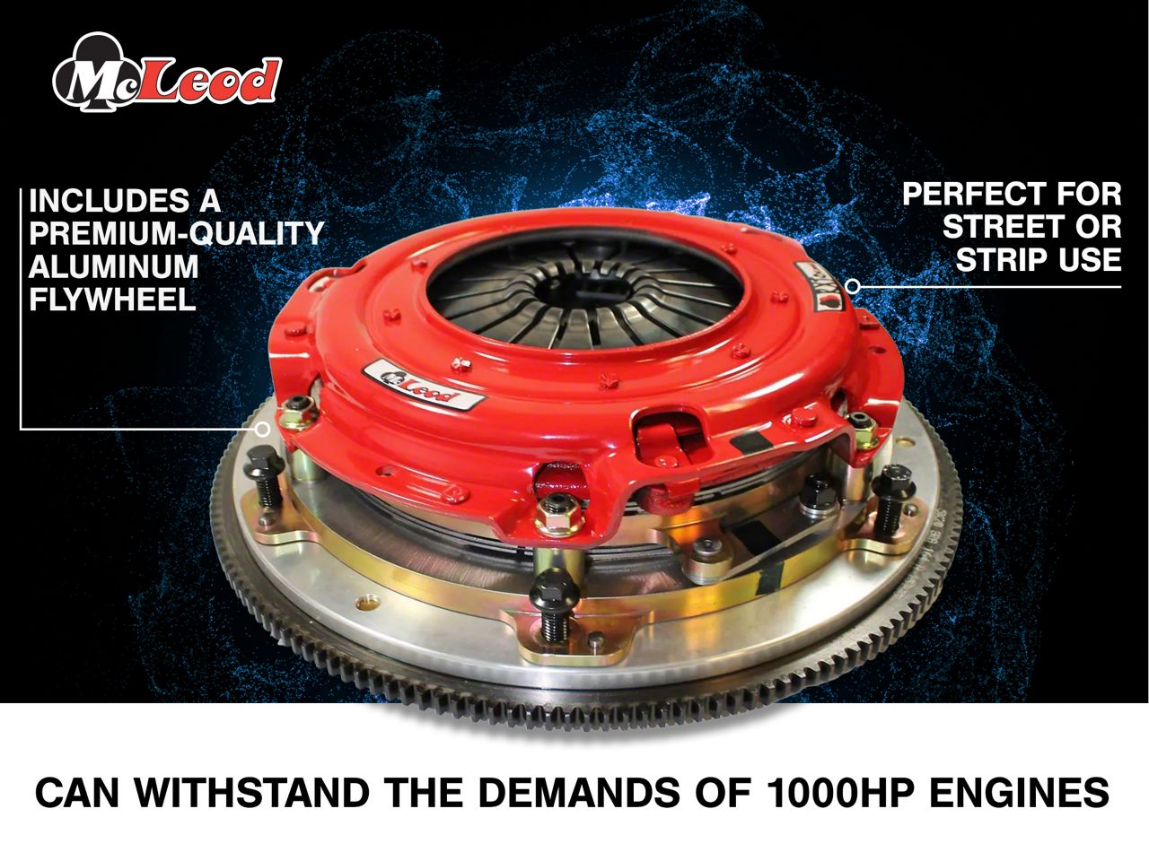 McLeod Challenger RXT Twin Disc 1000HP Ceramic Clutch Kit