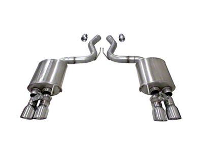 Corsa Performance Sport Axle-Back Exhaust with Polished Tips (18-23 Mustang GT Fastback w/ Active Exhaust)