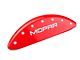 MGP Brake Caliper Covers with MOPAR Logo; Red; Front and Rear (11-23 Challenger R/T; 2014 Challenger Rallye Redline; 17-23 Challenger GT, T/A; 12-23 Challenger SXT w/ Dual Piston Front Calipers)