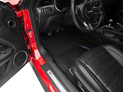 Weathertech All-Weather Front Rubber Floor Mats; Black (15-25 Mustang)