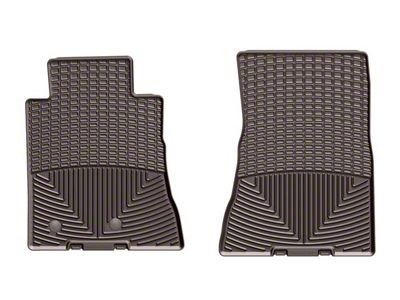 Weathertech All-Weather Front Rubber Floor Mats; Cocoa (15-24 Mustang)