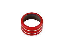 American Brothers Design HUD Knob Cover; Victory Red (10-15 Camaro)