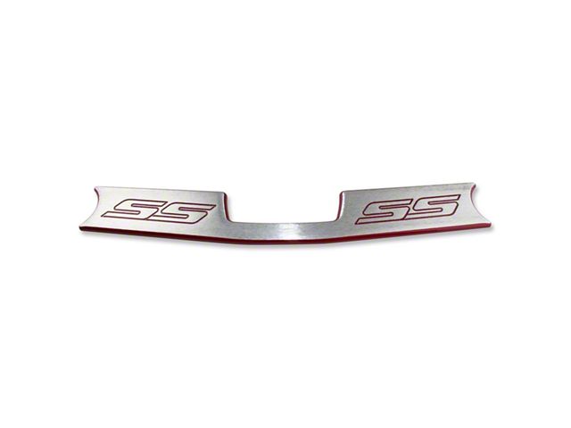 American Brothers Design Trunk Latch Sill with RS Logo; Crush (10-15 Camaro)