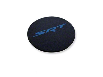 American Brothers Design Interior Cup Holder Fill with SRT Logo; Bright Silver (15-23 Challenger)