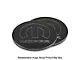 American Brothers Design Underhood Cup Holder Fill with R/T Logo; Brilliant Black Base/Bright Silver Fill (08-23 Challenger)