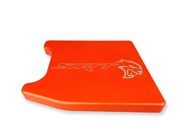 American Brothers Design ABS Cover with Charger Logo; Brilliant Black Base/Redline Fill (15-23 Charger)