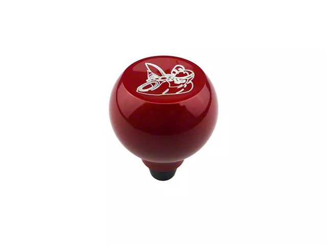American Brothers Design Automatic Shifter Knob with SRT8 Logo; Brilliant Silver (06-10 Charger)