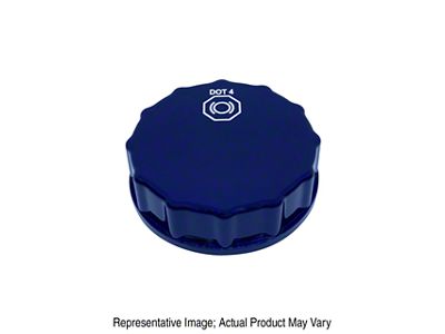 American Brothers Design Brake Fluid Cap; Deep Impact Blue (15-23 Mustang)