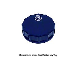 American Brothers Design Brake Fluid Cap; Lightning Blue (15-23 Mustang)