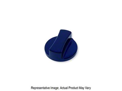 American Brothers Design Oil Fill Cap Cover; Grabber Blue (15-23 Mustang)