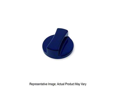 American Brothers Design Oil Fill Cap Cover; Velocity Blue (15-23 Mustang)