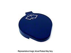 American Brothers Design Washer Fluid Cap Cover; Kona Blue (15-23 Mustang)