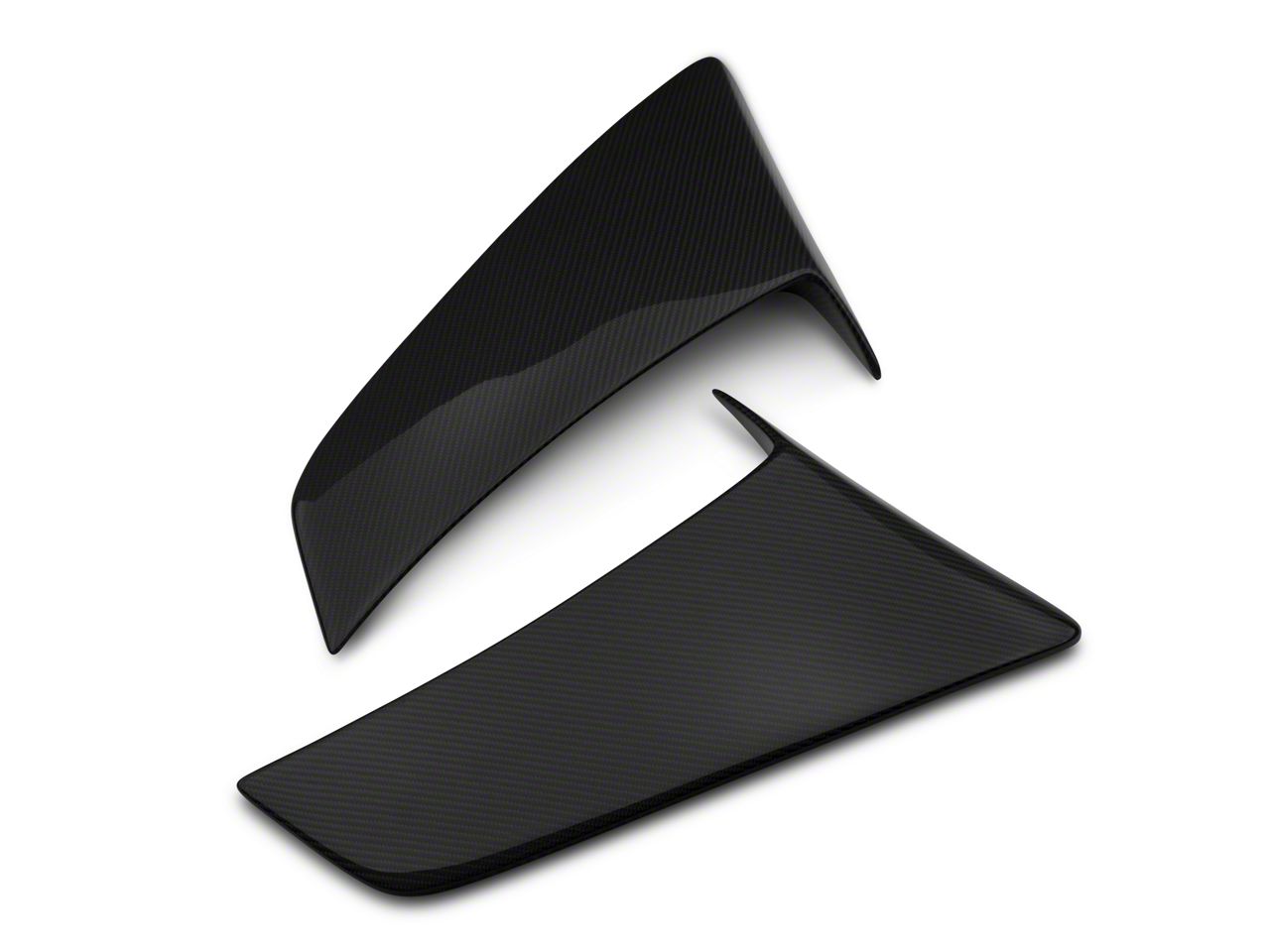 Anderson Composites Mustang Side Scoops; Carbon Fiber AC Anderson Composites Mustang Side Scoops; Carbon Fiber AC