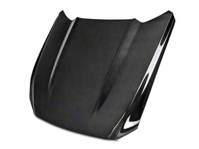 Anderson Composites Type-OE Hood; Double Sided Carbon Fiber (15-17 Mustang GT, EcoBoost, V6)