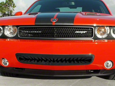 Shark Tooth Lower Grille; Black (08-10 Challenger)