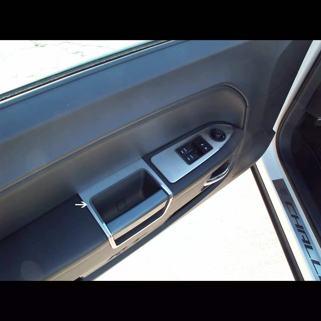 American Car Craft ACC 151003 2pc Brushed Stainless Steel Door Handle Pull Trim Dodge Challenger 5.7L SRT8 2008 2014